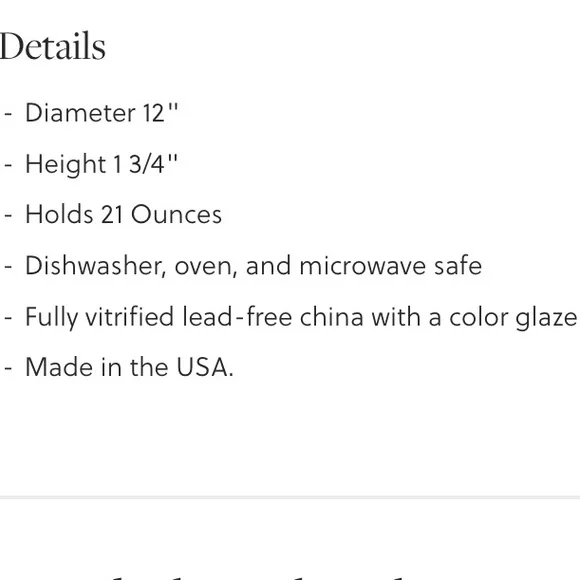 FIESTA 12” RIMMED PASTA BOWL IN TANGERINE ( RETIRED ) - Picture 5 of 5